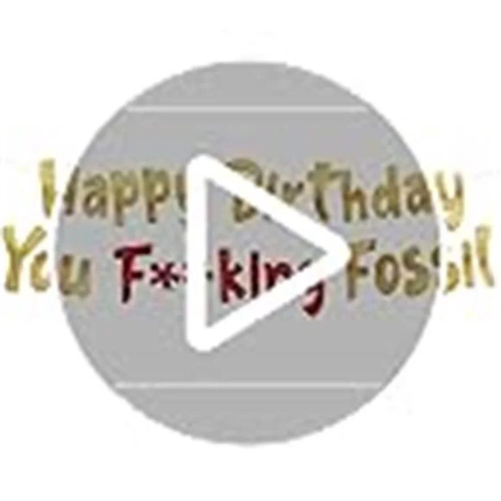 Funny 21st Birthday Banner Gold Glitter Pre Strung Party Decorations for Men Wom